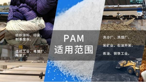 聚丙烯酰胺近年来在各行业的使用率